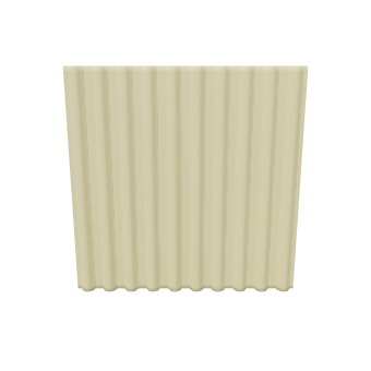 Stylized Corrugated Wall Panel 3D - 3D Model
