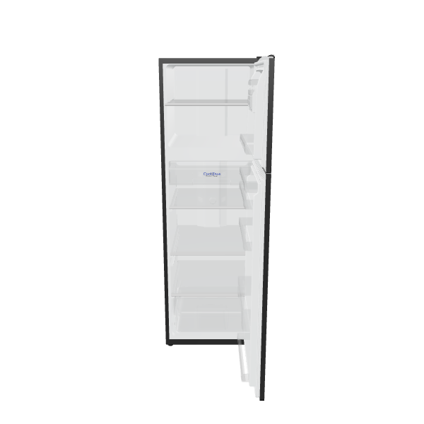 Stylish Upright Refrigerator 3D Model - Household 3D Model