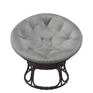 Stylish Fabric Lounge Chair Model - 3D Model