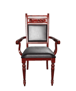 Elegant Wooden Armchair 3D Model - 3D Model
