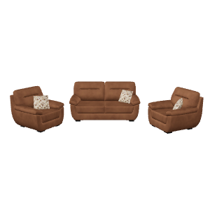 Stylish Fabric Sofa Set 3D - Furniture 3D Model