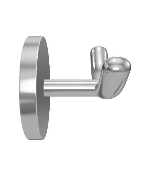 Stylish Wall-Mounted Hook 3D - 3D Model