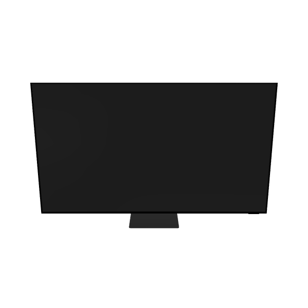 Sleek Flat Screen Television 3D Model - 3D Model