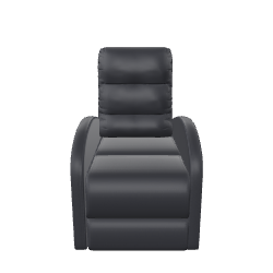 Luxurious Reclining Armchair Model - 3D Model