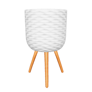Stylish Ceramic Planter Model - 3D Model