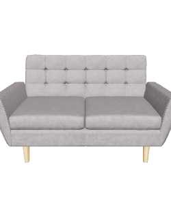 Contemporary Two-Seat Sofa 3D Model - Furniture 3D Model