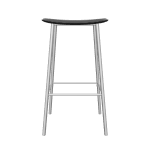 Stylish Metal Bar Stool 3D Model - 3D Model