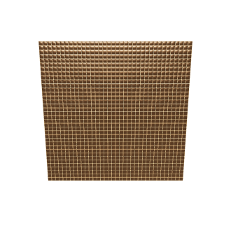 Textured Metallic Wall Panel 3D - Interior 3D Model