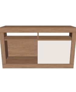 Stylish Wooden Console Table 3D Model - 3D Model