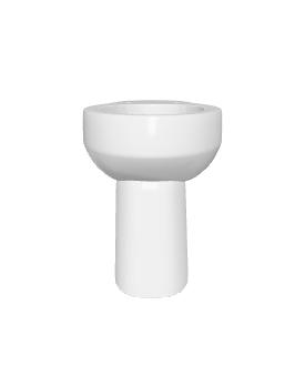 Minimalist Ceramic Bathroom Sink 3D Model - 3D Model
