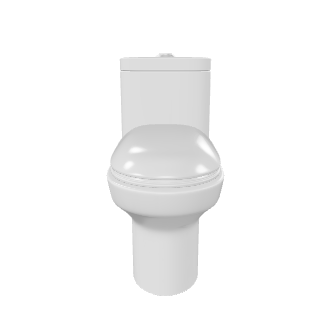 Sleek Modern Bathroom Toilet 3D Model - Interior 3D Model