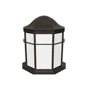 Elegant Octagonal Lantern Model - Exterior 3D Model