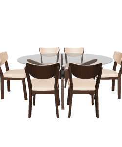 Elegant Modern Dining Set 3D Model - 3D Model