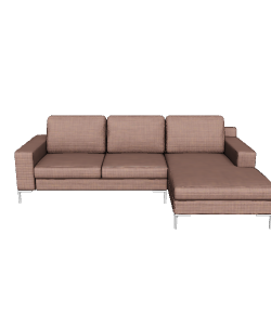 Contemporary Modular Sofa 3D Model - 3D Model