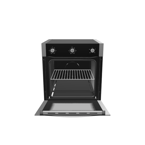 Realistic Kitchen Oven 3D Model - 3D Model