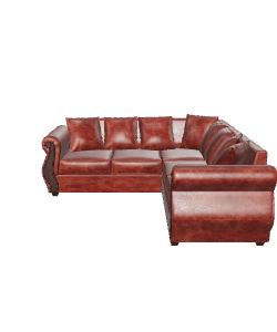 Vintage Leather Sofa Model 3D - 3D Model