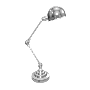 Sleek Metal Table Lamp 3D Model - 3D Model