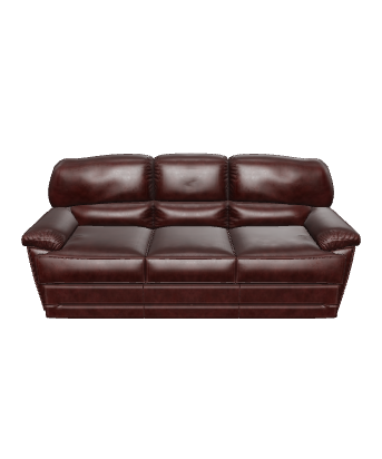 Premium Leather Sofa Model 3D - Furniture 3D Model