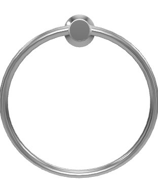 Elegant Circular Wall Ring 3D - Interior 3D Model