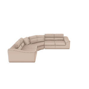 Stylish Modular Sofa 3D Model - 3D Model