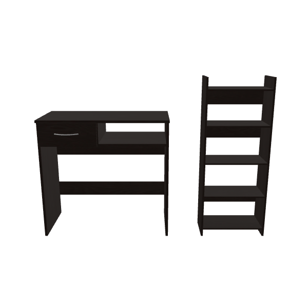 Stylish Modern Desk Set 3D - 3D Model