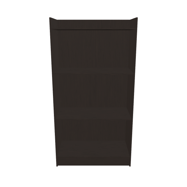 Minimalist Wooden Bookshelf Model - 3D Model