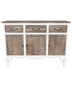 Chic Vintage Sideboard with Intricate Detailing - 3D Model