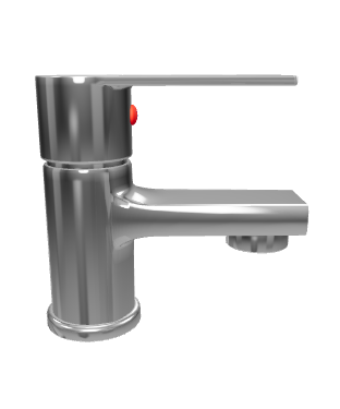 Sleek Modern Faucet 3D Model - 3D Model
