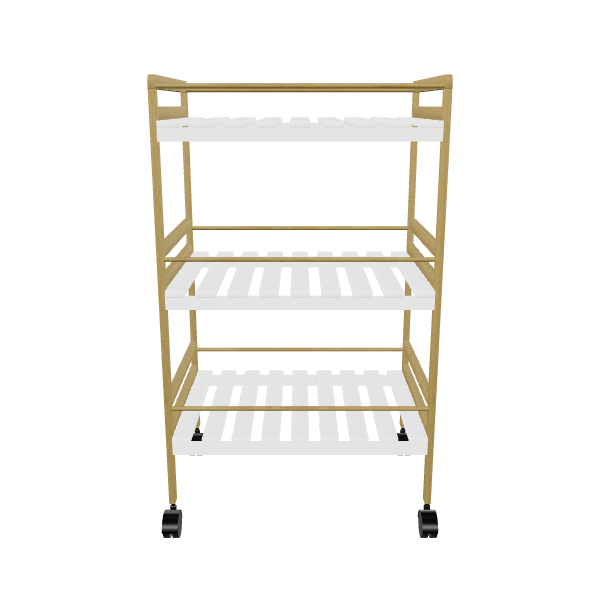 Elegant Multi-Tier Storage Rack 3D - 3D Model