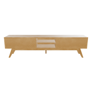 Contemporary Wooden Console Table 3D - 3D Model