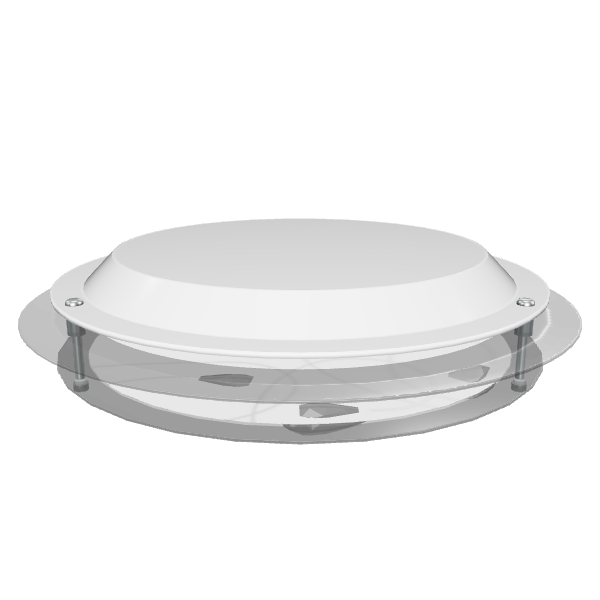 Modern Round Base Vent Cover - Interior 3D Model