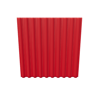 Textured Red Panel 3D Model - Interior 3D Model