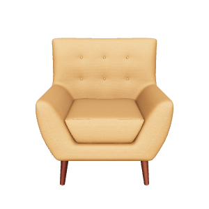 Stylish Modern Accent Chair 3D - 3D Model