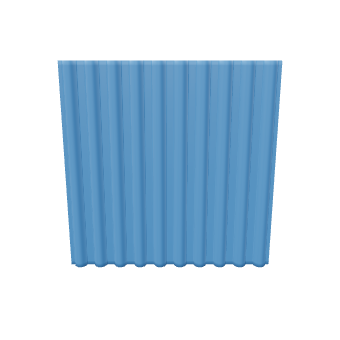Stylized Panel Wall 3D Model - 3D Model