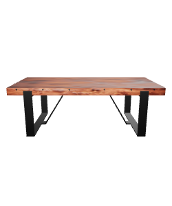Stylish Wooden Dining Table 3D - 3D Model
