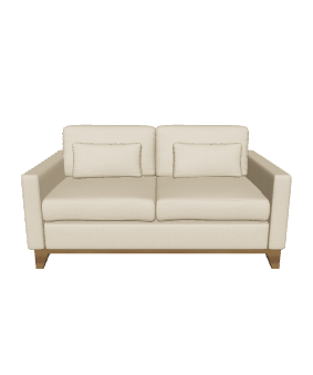 Contemporary Fabric Sofa 3D Model - 3D Model