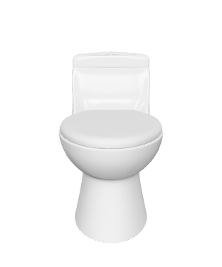 Sleek Modern Toilet 3D Model - Household 3D Model