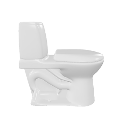 Contemporary Ceramic Toilet 3D Model - Household 3D Model