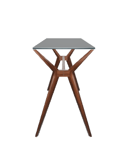 Stylish Wooden Accent Table 3D - 3D Model