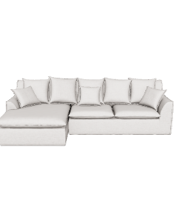 Contemporary L-Shaped Sofa 3D - 3D Model