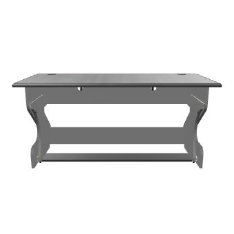 Sleek Modern Office Desk 3D Model - 3D Model