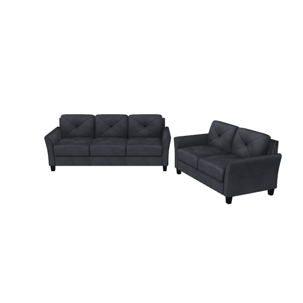 Contemporary Sofa Set 3D Model - 3D Model