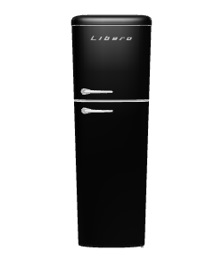 Stylish Retro Refrigerator 3D Model - Household 3D Model