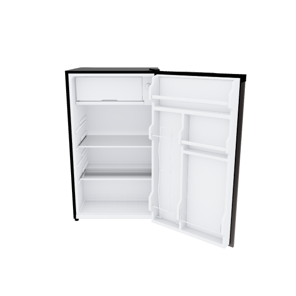 Classic Refrigerator 3D Model - Household 3D Model