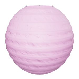 Stylish Pink Paper Lantern Model - 3D Model