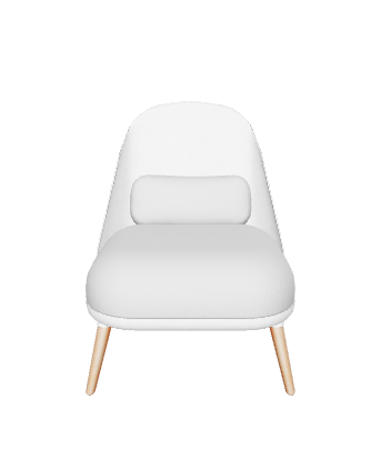 Stylish Minimalist Lounge Chair 3D Model - 3D Model
