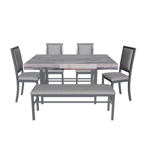 Stylish Modern Dining Set 3D - 3D Model