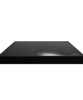 Sleek Black Induction Cooktop 3D Model - 3D Model