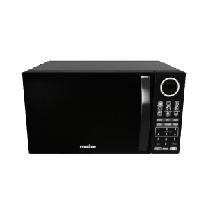 Stylish Compact Microwave 3D Model - 3D Model