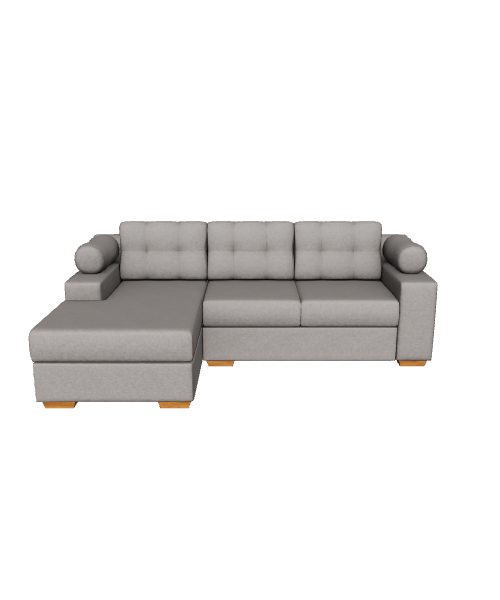 Stylish Modern Corner Sofa 3D Model - 3D Model
